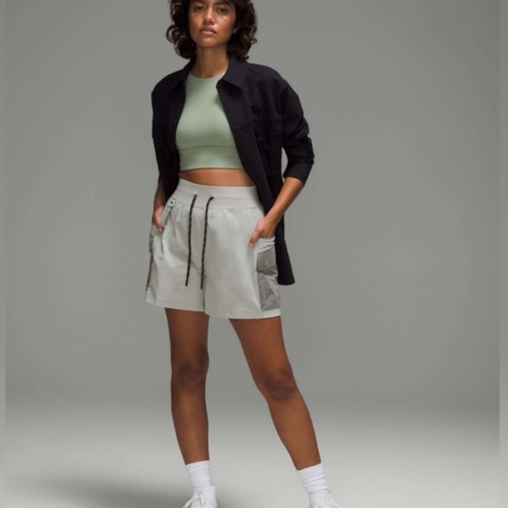 lululemon athletica Grey Cargo Shorts